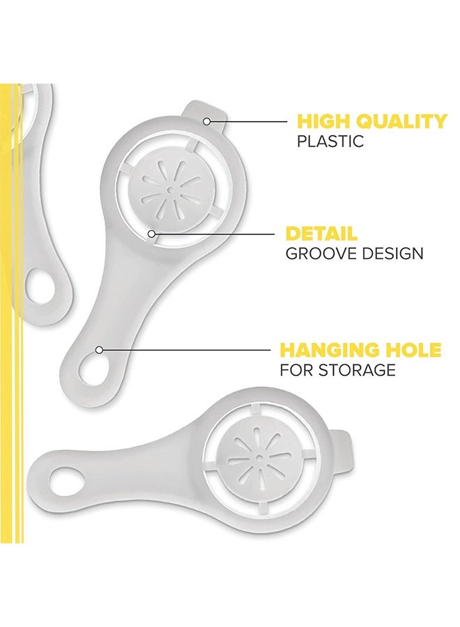 3-PACK Tool Yolk White Separator - Egg Divider Strainer Screen Filter - Baking Kitchen Gadgets - Image 3